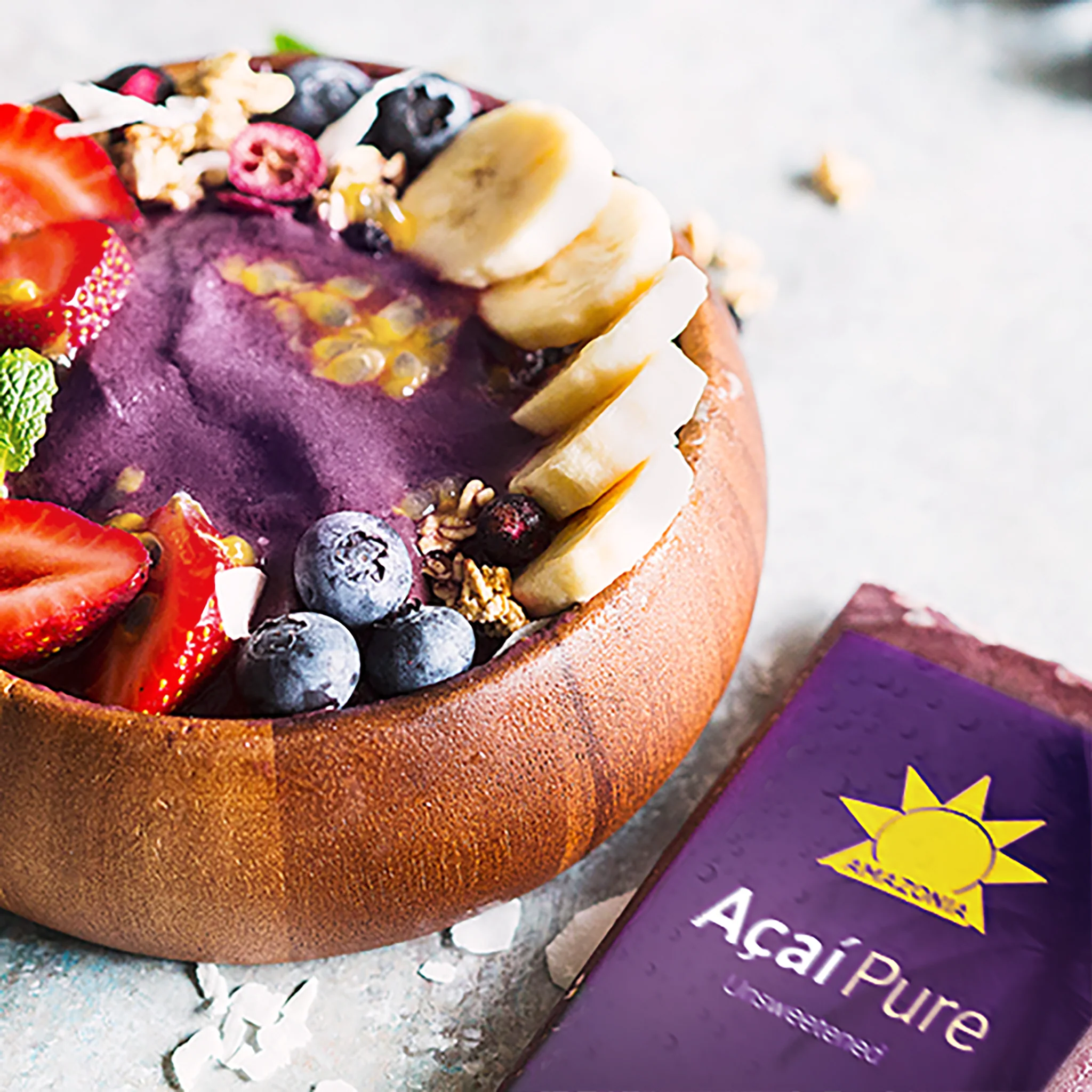 Amazonia Açaí Pure 4x100g Sachets - Image 5